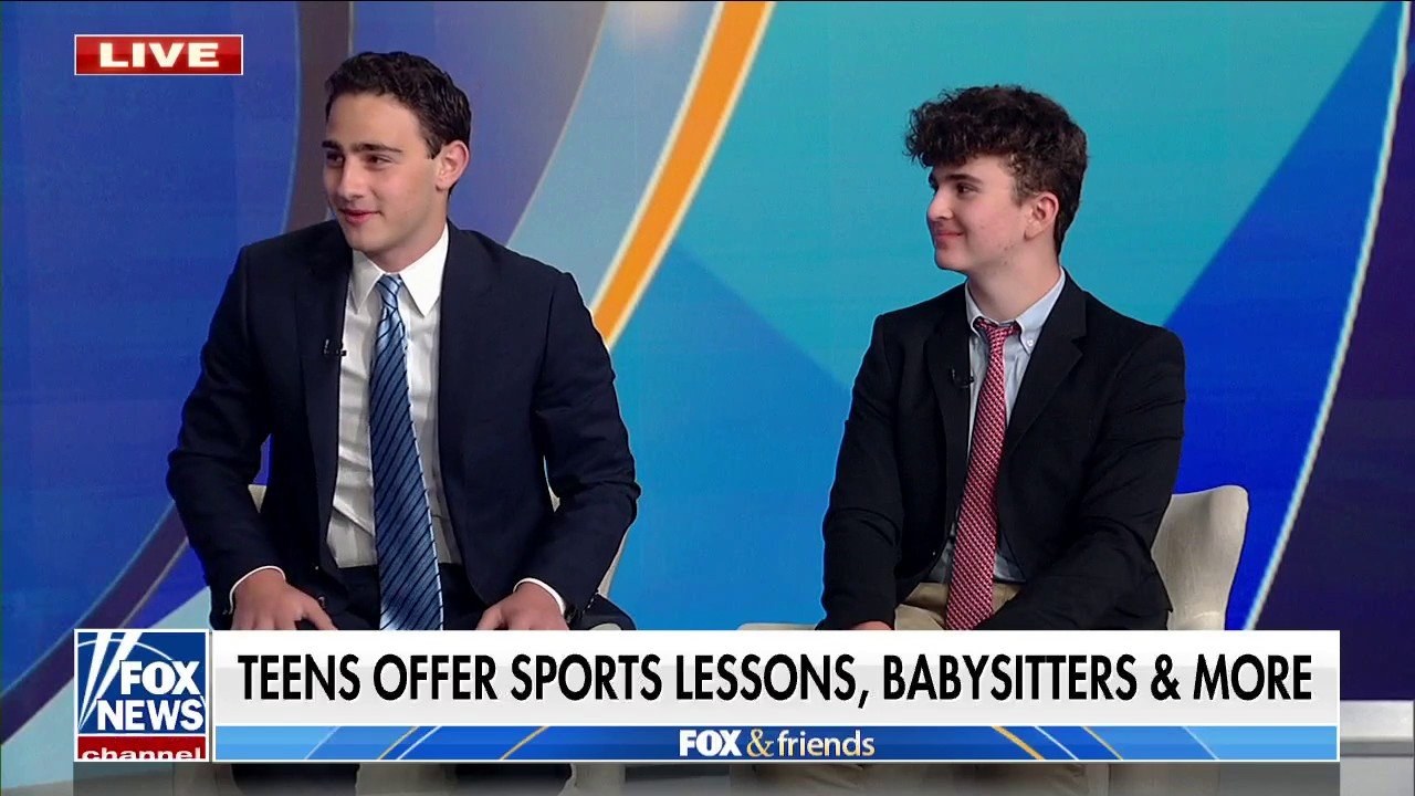 Austin Brod appearing live on FOX & Friends to talk about Teen NYC